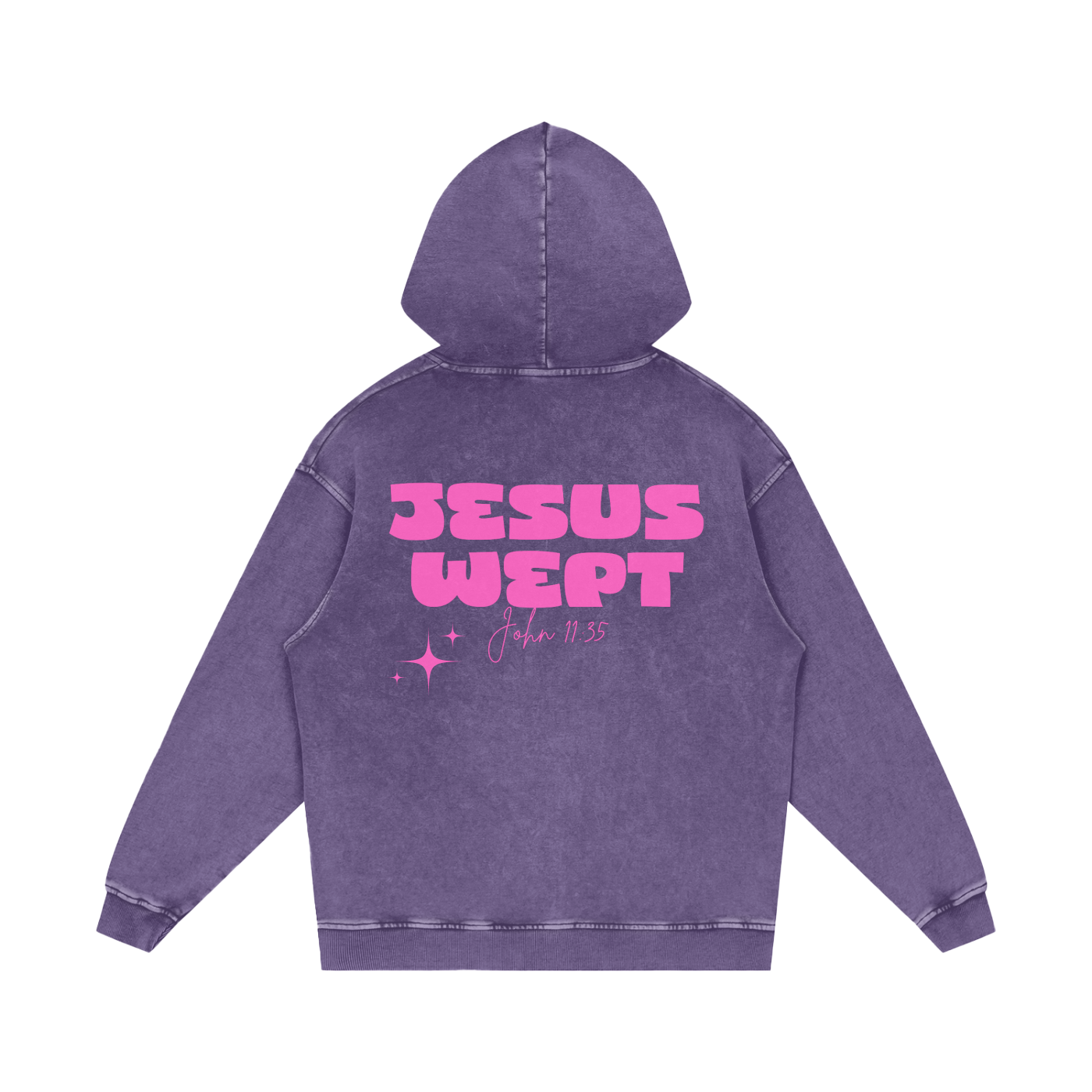 Jesus Wept Loose Hoodie