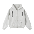 Zip-Through Boxy Fleece Hoodie